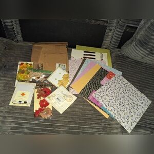 Recollections Chipboard Scrapbook Kit Embellishments Stickers Papers Craft Art